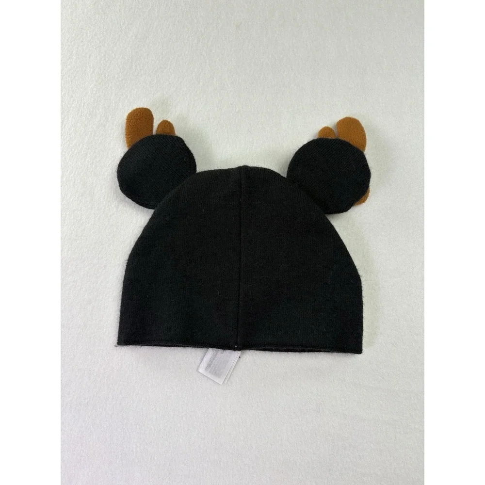 Disney Mickey Mouse Light Up Reindeer Antler Christmas Knit Hat‎